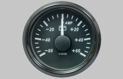 SingleViu Ammeter 60A Gauge